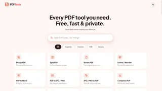 PDFToolz homepage